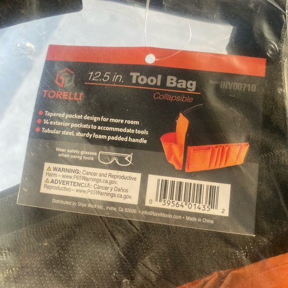 NEW wTag-Torelli 12.5” Tool Bag - Picture 2 of 2
